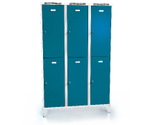  Divided cloakroom locker ALSIN with feet 1920 x 1200 x 500